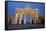 Brandenburg Gate at Night, Berlin, Germany, Europe-Miles Ertman-Framed Stretched Canvas