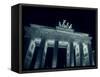 Brandenburg Gate at Night, Berlin, Germany-Jon Arnold-Framed Stretched Canvas