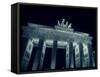 Brandenburg Gate at Night, Berlin, Germany-Jon Arnold-Framed Stretched Canvas