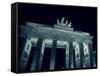 Brandenburg Gate at Night, Berlin, Germany-Jon Arnold-Framed Stretched Canvas