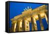 Brandenburg Gate at Night , Berlin-NejroN Photo-Framed Stretched Canvas