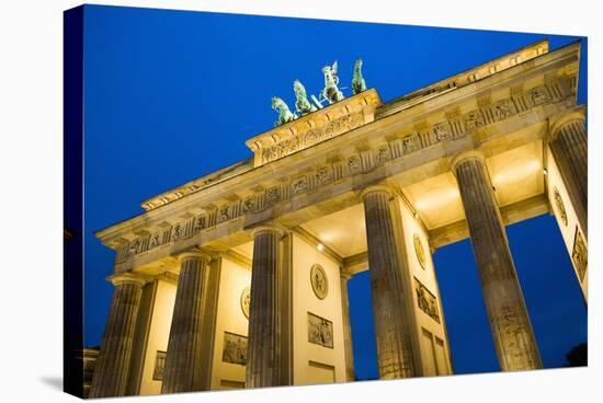 Brandenburg Gate at Night , Berlin-NejroN Photo-Stretched Canvas