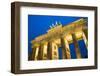 Brandenburg Gate at Night , Berlin-NejroN Photo-Framed Photographic Print