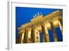 Brandenburg Gate at Night , Berlin-NejroN Photo-Framed Photographic Print