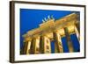 Brandenburg Gate at Night , Berlin-NejroN Photo-Framed Photographic Print