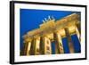 Brandenburg Gate at Night , Berlin-NejroN Photo-Framed Photographic Print