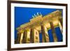 Brandenburg Gate at Night , Berlin-NejroN Photo-Framed Photographic Print