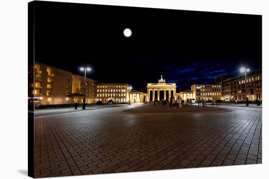 Brandenburg Gate at Night in Berlin-Gary718-Stretched Canvas