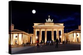 Brandenburg Gate at Night in Berlin-Gary718-Stretched Canvas