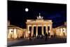 Brandenburg Gate at Night in Berlin-Gary718-Mounted Photographic Print