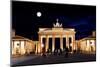 Brandenburg Gate at Night in Berlin-Gary718-Mounted Photographic Print