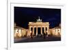 Brandenburg Gate at Night in Berlin-Gary718-Framed Photographic Print