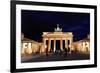 Brandenburg Gate at Night in Berlin-Gary718-Framed Photographic Print