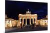 Brandenburg Gate at Night in Berlin-Gary718-Mounted Photographic Print