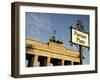 Brandenburg Gate at Pariser Platz, Berlin, Germany, Europe-Hans Peter Merten-Framed Photographic Print