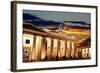 Brandenburg Gate at Sunset in Berlin-Gary718-Framed Photographic Print