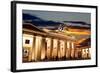 Brandenburg Gate at Sunset in Berlin-Gary718-Framed Photographic Print