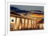 Brandenburg Gate at Sunset in Berlin-Gary718-Framed Photographic Print