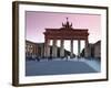 Brandenburg Gate at Sunset, Pariser Platz, Unter Den Linden, Berlin, Germany, Europe-null-Framed Photographic Print