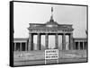 Brandenburg Gate, Berlin, 1966-null-Framed Stretched Canvas