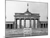Brandenburg Gate, Berlin, 1966-null-Mounted Photographic Print