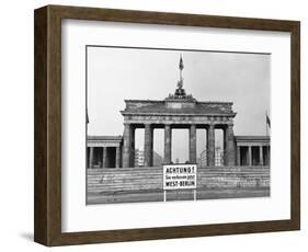 Brandenburg Gate, Berlin, 1966-null-Framed Photographic Print