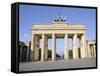 Brandenburg Gate, Berlin, Germany, Europe-null-Framed Stretched Canvas