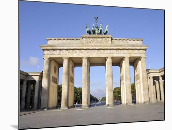 Brandenburg Gate, Berlin, Germany, Europe-null-Mounted Photographic Print