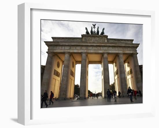 Brandenburg Gate, Berlin, Germany, Europe-Matthew Frost-Framed Photographic Print