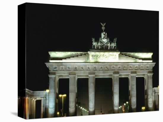 Brandenburg Gate, Berlin, Germany-Walter Bibikow-Stretched Canvas