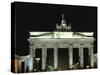 Brandenburg Gate, Berlin, Germany-Walter Bibikow-Stretched Canvas