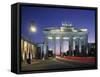 Brandenburg Gate, Berlin, Germany-Jon Arnold-Framed Stretched Canvas