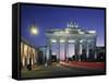 Brandenburg Gate, Berlin, Germany-Jon Arnold-Framed Stretched Canvas