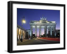 Brandenburg Gate, Berlin, Germany-Jon Arnold-Framed Photographic Print