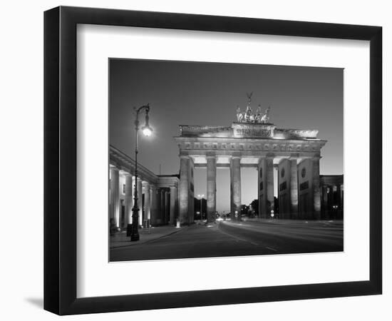 Brandenburg Gate, Berlin, Germany-Jon Arnold-Framed Photographic Print