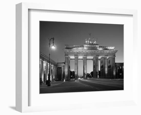 Brandenburg Gate, Berlin, Germany-Jon Arnold-Framed Photographic Print