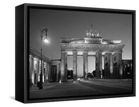 Brandenburg Gate, Berlin, Germany-Jon Arnold-Framed Stretched Canvas