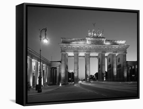 Brandenburg Gate, Berlin, Germany-Jon Arnold-Framed Stretched Canvas