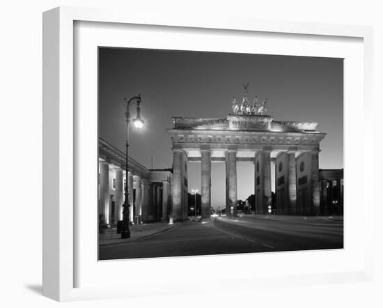 Brandenburg Gate, Berlin, Germany-Jon Arnold-Framed Photographic Print