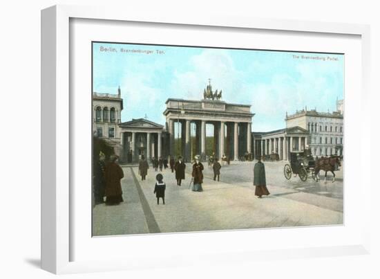 Brandenburg Gate, Berlin, Germany-null-Framed Art Print