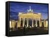 Brandenburg Gate (Brandenburger Tor) and Quadriga Winged Victory-Markus Lange-Framed Stretched Canvas