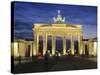 Brandenburg Gate (Brandenburger Tor) and Quadriga Winged Victory-Markus Lange-Stretched Canvas