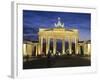 Brandenburg Gate (Brandenburger Tor) and Quadriga Winged Victory-Markus Lange-Framed Photographic Print