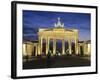 Brandenburg Gate (Brandenburger Tor) and Quadriga Winged Victory-Markus Lange-Framed Photographic Print