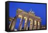 Brandenburg Gate (Brandenburger Tor) and Quadriga Winged Victory-Markus Lange-Framed Stretched Canvas