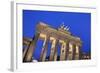 Brandenburg Gate (Brandenburger Tor) and Quadriga Winged Victory-Markus Lange-Framed Photographic Print