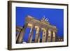 Brandenburg Gate (Brandenburger Tor) and Quadriga Winged Victory-Markus Lange-Framed Photographic Print