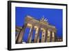 Brandenburg Gate (Brandenburger Tor) and Quadriga Winged Victory-Markus Lange-Framed Photographic Print