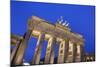 Brandenburg Gate (Brandenburger Tor) and Quadriga Winged Victory-Markus Lange-Mounted Photographic Print