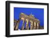 Brandenburg Gate (Brandenburger Tor) and Quadriga Winged Victory-Markus Lange-Framed Photographic Print